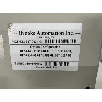 Brooks Automation 017-0024-01 Wafer Pre-aligner